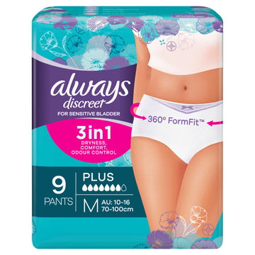 Always Discreet Pants Med 9Pk