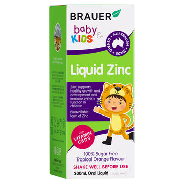 Brauer Baby/Kds Zinc Liq 200Ml