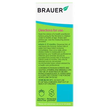 Brauer Infnt Multivitamin Liq 45Ml