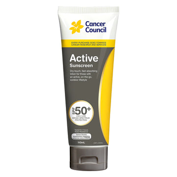 Cancer Council Active Spf50+ Ltn 110Ml