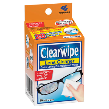 Clearwipe Lens Clean 20Pk