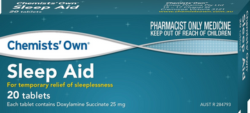 Chemists' Own Sleep Aid 25mg Tablets 20