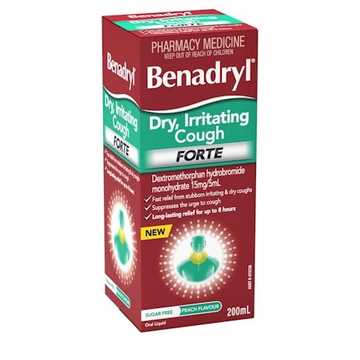 Benadryl Dry Cough Forte 200mL