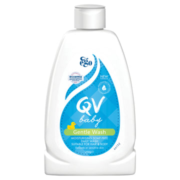 Ego QV Baby Gentle Wash 250g Moisturising Soap Free Face Body Liquid Cleansers