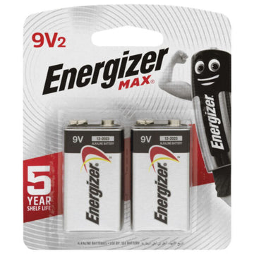 Energizer Max 9V 522 Alkaline Batteries Battery Long Lasting Power Zero Mercury