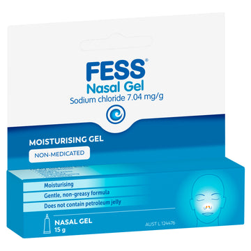 Fess Nasal Non-Medicated Soothes Dry Irritated Nose Moisturising Relief Gel 15g