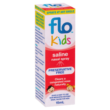 Flo Kids Nasal Spray Relieves And Reduce Blocked & Runny Nose Decongestant 15mL