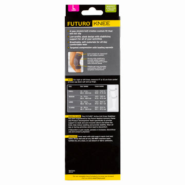 Futuro Active Knit Knee Silizer Brce Lge