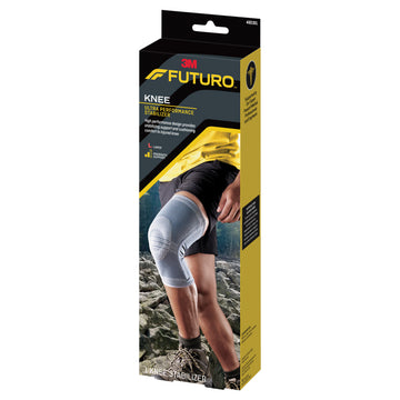 Futuro Active Knit Knee Silizer Brce Lge