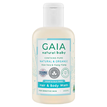 Gaia Nat Baby Hair & Body Wash 200Ml