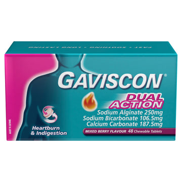 Gaviscon Dual Act Mixbry 48Tab