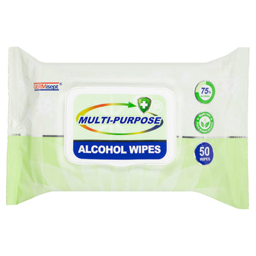 Germispt Wipes Alcohol 50Pk