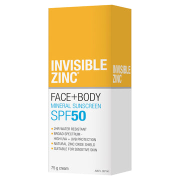 Inv Zinc Face & Body Spf50+ Ltn 75G