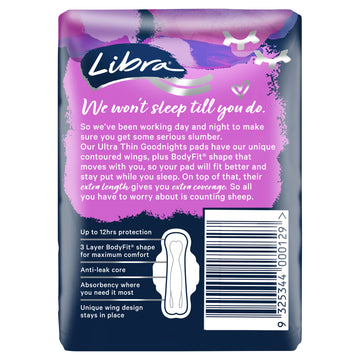 Libra Ultrathin Goodnight Pad 10Pk