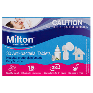 Milton A/Bact 30Tab
