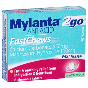 Mylanta Fast Chew 8Tab