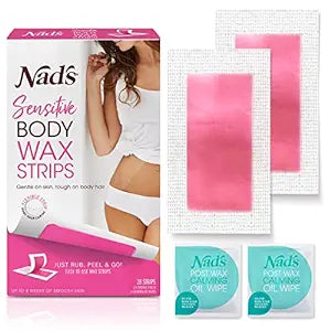 Nads Body Wax Sens Wax Strips 28Pk