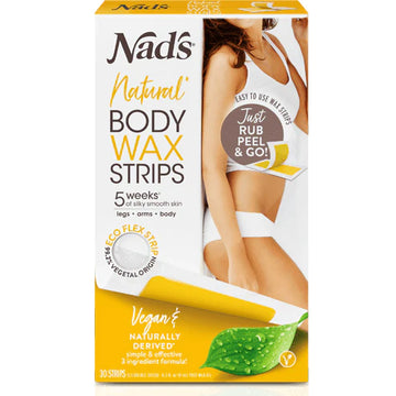 Nads Body Wax Strips 30Pk