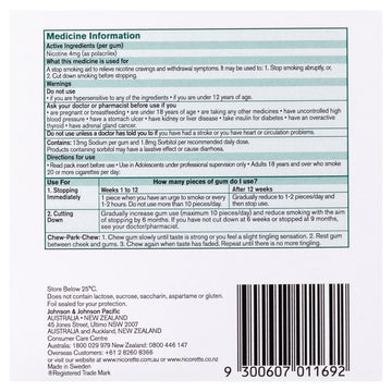 Nicorette Classic Gum 4Mg 150S