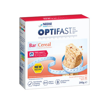 Optifast Vlcd Bar Cereal 65G 6Pk Bx