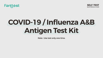 Fanttest Covid-19/Influenza A & B Antigen Test Kit 1/5 Test