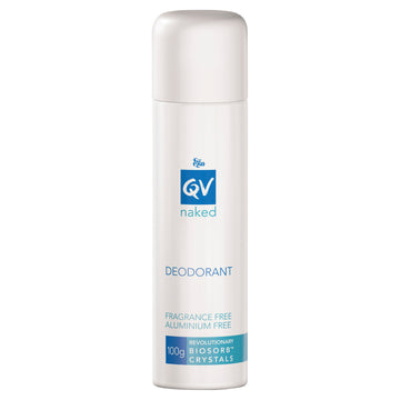 Qv Ego Naked Deodorant Spray Odour Protection Fragrance Free For Sensitive Skin 100g