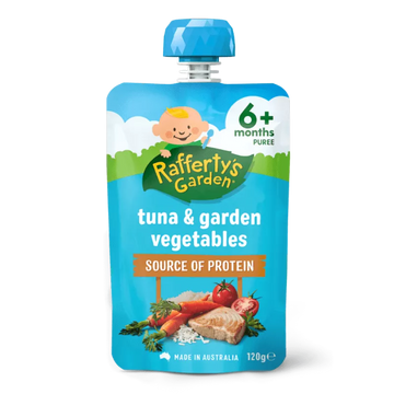 Rafferty's Garden Tuna & Vegetables 120g 6+ Months Babies Feeding Food Puree