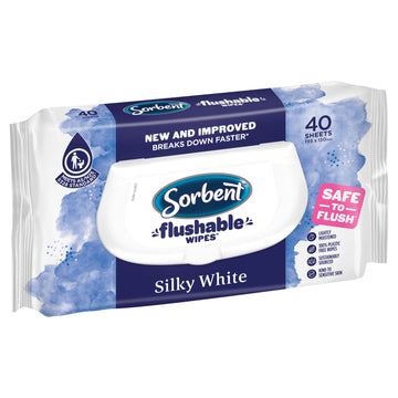 Sorbent Clean&Fresh Silky Wipes 40Pk