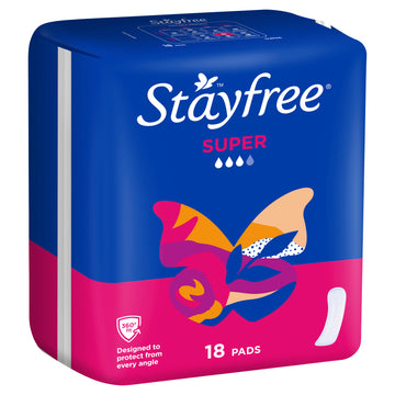 Stayfree Pad Super No Wing 18Pk