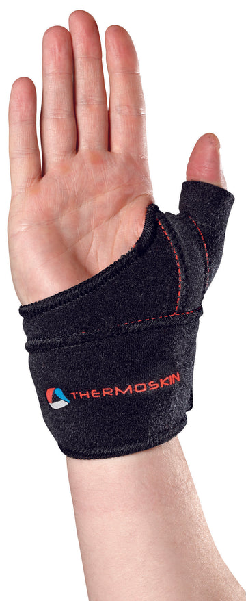 Thermoskin Sport Adjustable Thumb Wrap Right L/XL Black 1 Each