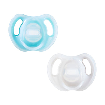 Tt Silicone Soother 0-6M 2Pk