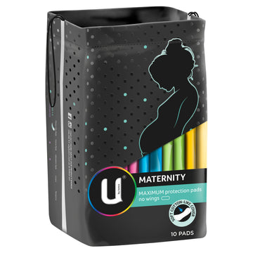 U By Kotex Pad Maxi Maternity 10Pk