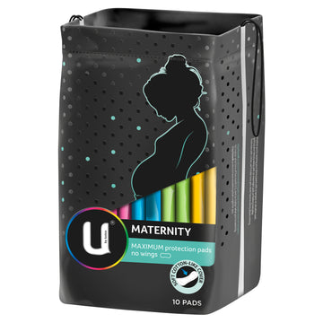 U By Kotex Pad Maxi Maternity 10Pk