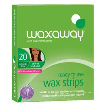 Waxaway Ready Wax Strips Face