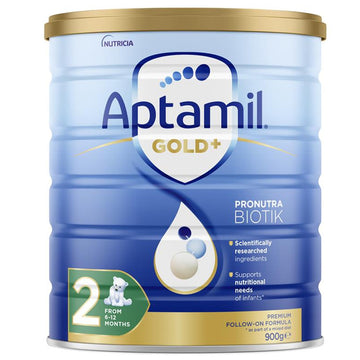 Aptamil Gold Plus 2 Follow-on Formula 900g 6-12 Months Infant Baby Milk Powder
