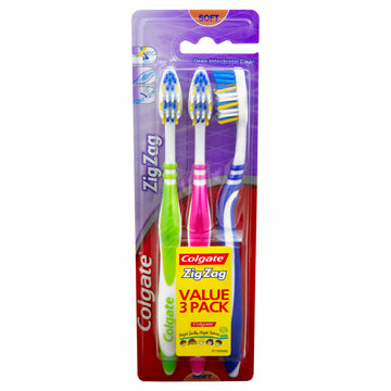 Colgate Rzigzag Adult Sft T/B 3Pk