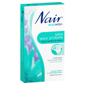 Nair Wax Strips Mini 20Pk