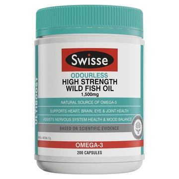 Swisse Ul/B Od/Les Hs Fish Oil 200Cap