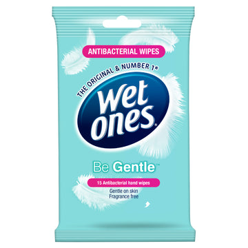 Wet Ones Be Gentle Travel Wipes 15Pk