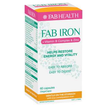 Fab Iron + Vit B + Znc 60Cap