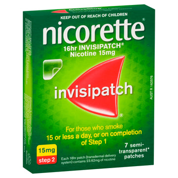Nicorette Invisipatch 15Mg 7Pk
