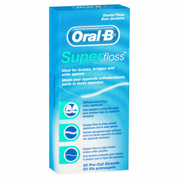 Oral B Superfloss Strands 50Pk