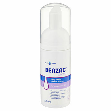 Benzac Facial Foam Clean Liq 130Ml