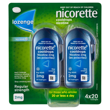 Nicorette Cooldrops 2Mg 80 Lozenges