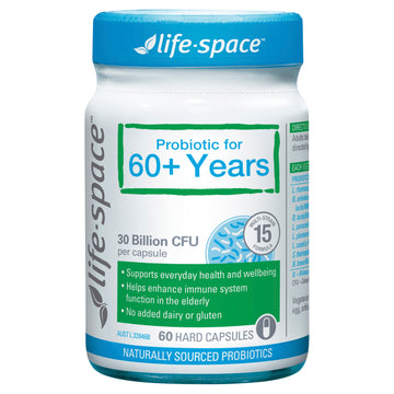 Life Space Probiotic 60+ Yrs 60Cap
