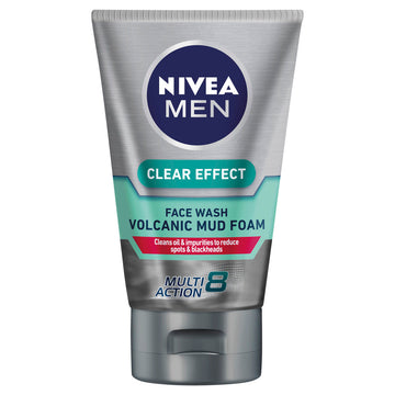 Nivea Men Clear Eff Foam F/Wsh 100G