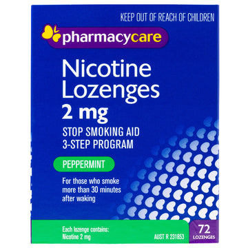 Phcy Care Nicotine 2Mg 72 Lozenges