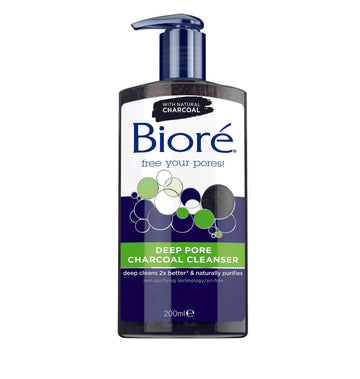 Biore Charcoal Cleanser 200Ml