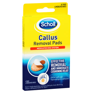 Scholl Callus Removal Pads 4 Pack