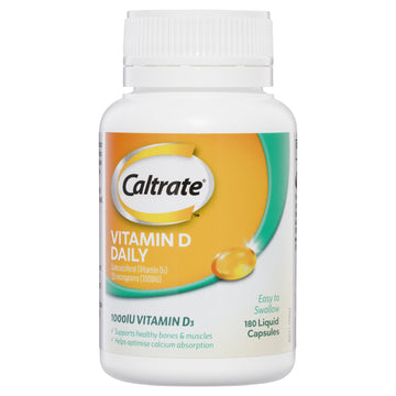 Caltrate Vit D 1000Iu 180Cap